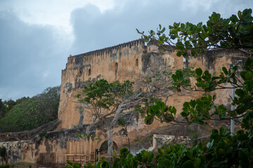 Ściana fortu "Jesus" w Mombasie