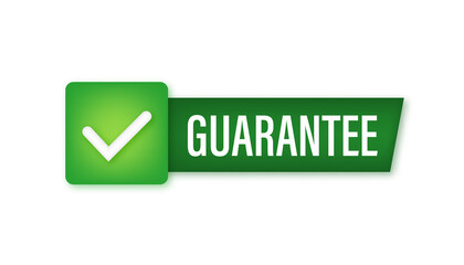 Guarantee stamp vector isolated on white background. Vector stock illustration