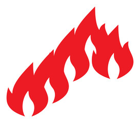 Firewall vector illustration. A flat illustration design used for firewall icon, on a white background.