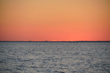 Fototapeta premium Florida Tampa bay sun set landscape 