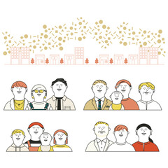 いろいろな家族構成