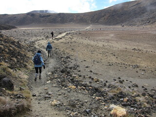 Fototapeta premium Tongariro Crossing. North Island New Zeaaland