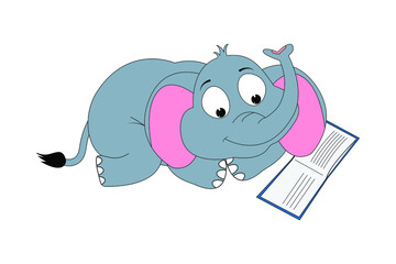 cute animal cartoon illustration