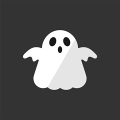 ハロウィンのオバケのイラスト