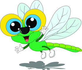 cute animal cartoon illustration