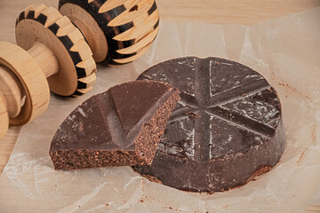 Chocolate y molinillo