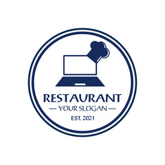 online food logo , restaurant logo