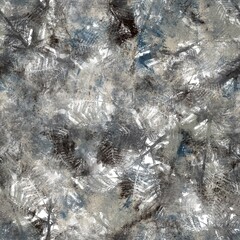 Obraz premium Seamless neutral and white grungy classic abstract surface pattern design for print. High quality illustration. Monochrome earth colored design with white pattern design overlay. Repeat graphic swatch