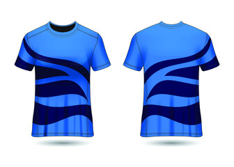 T-Shirt Sport Design. Racing jersey Vector