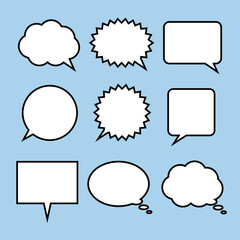 シンプルふきだしセット