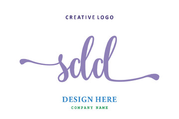 SDD lettering logo is simple, easy to understand and authoritative