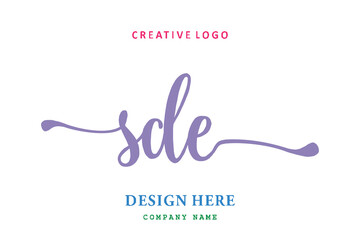 SDE lettering logo is simple, easy to understand and authoritative