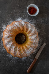 saffron vanilla bundt cake