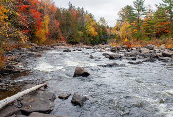 Waterfall Regional park, Sainte-Beatrix, Quebec, Canada