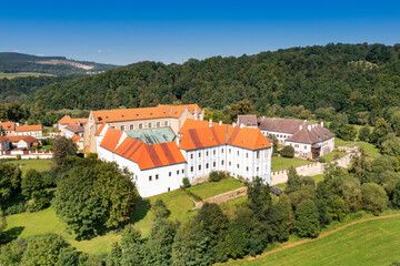Obraz premium Zlata Koruna monastery, South Bohemia, Czech republic