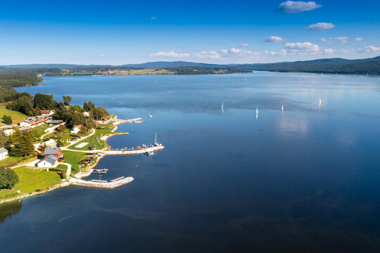 Dolni Vltavice village, Lipno lake, South Bohemia, Czech republic