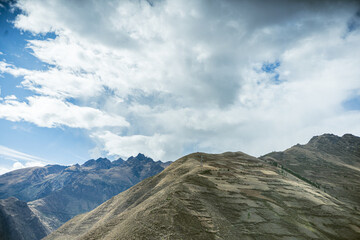 Montañas en la sierra de Cusco Perú