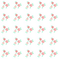 ミニバラの背景素材　赤系