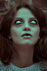 horrible zombie girl
