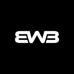 BWB Letter Initial Logo Design Template Vector Illustration