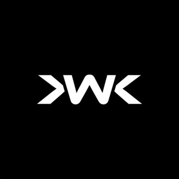 KWK Letter Initial Logo Design Template Vector Illustration