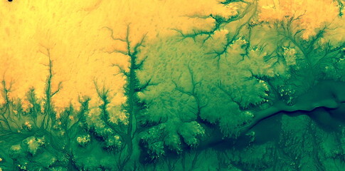  abstract photography of the deserts of Africa from the air. aerial view of desert landscapes,...