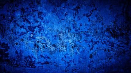 grunge background of blue wall. abstract background