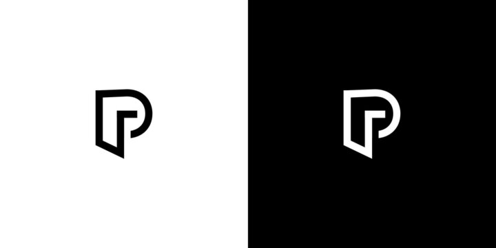 Unique and modern FP logo design