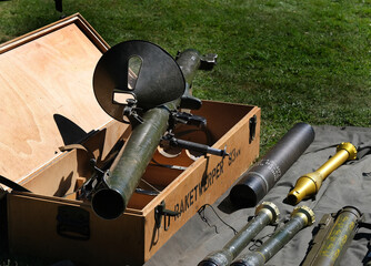 German second world war copy of American bazooka anti tank rocket launcher.