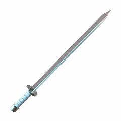 3D Sword Illustration