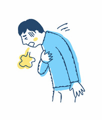 病気の症状　吐き気　嘔吐