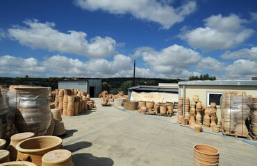 Atelier de poterie à Thrapsano en Crète