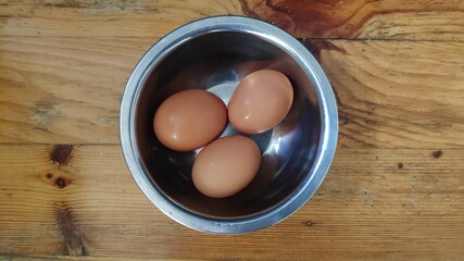 a few eggs in a bowl, ready to cook with your best recipe