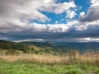 Italia, Toscana, Arezzo, il paese di Montemignaio.