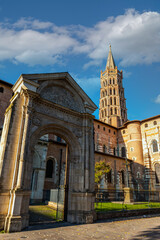 Saint Sernin Basilica in Toulouse in Occitanie, France