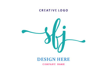 SFJ lettering logo is simple, easy to understand and authoritative