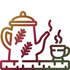 teapot gradient icon