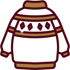 sweater one color icon