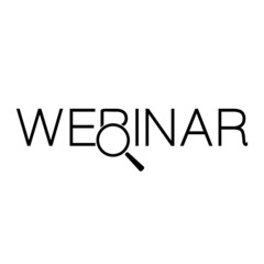 Word webinar icon isolated on white background