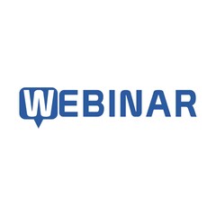 Word webinar icon isolated on white background