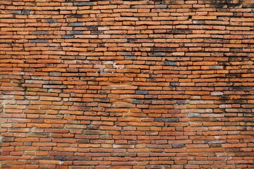 Fototapeta na wymiar Wall paper form Brick Ayutthaya