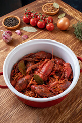 gamberi di fiume in salsa di pomodoro