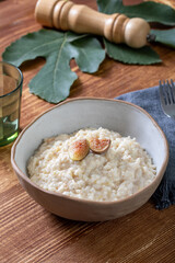 risotto fichi e formaggio