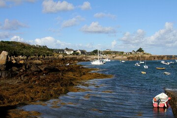 l'archipel des îles Chausey au large de Granville dans la Manche,Normandie