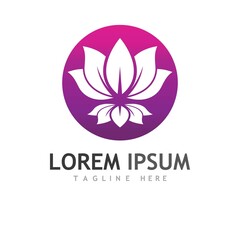 Beauty Vector lotus icon