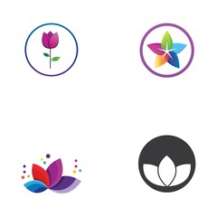 Beauty Vector lotus icon
