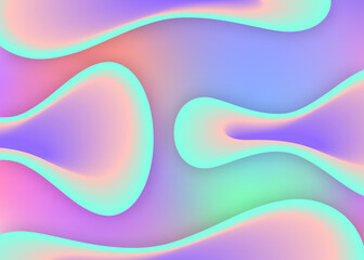 Fluid background with liquid dynamic elements and shapes.