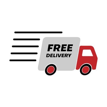 free delivery banner design for online shop promotion