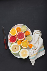Fresh citrus fruits