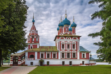 Fototapeta na wymiar Church of Demetrius on the Blood, Uglich, Russia